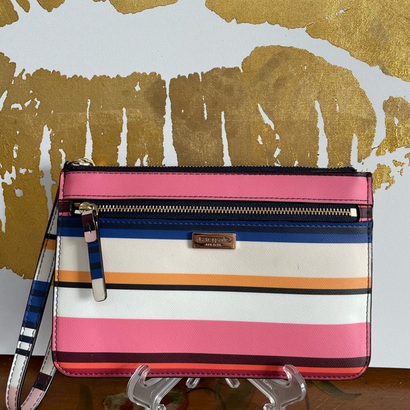 Kate Spade Striped Wristlet - Picture 11 of 16